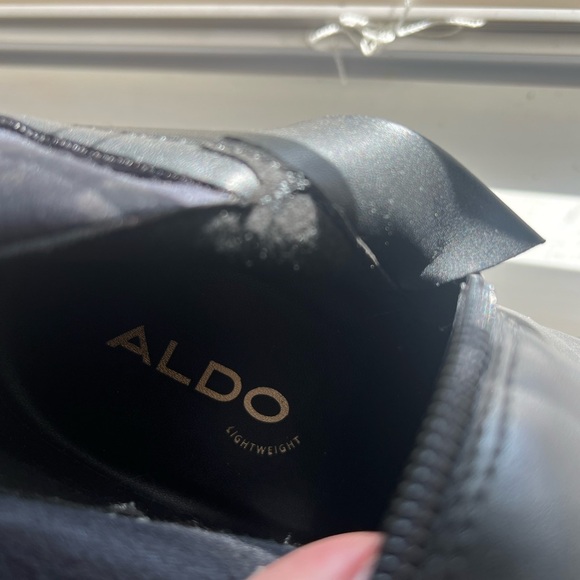 ALDO Maritza Black Platform Stretch Over Knee-High Boots Size 10 Y2K/90s Retro - Picture 13 of 16